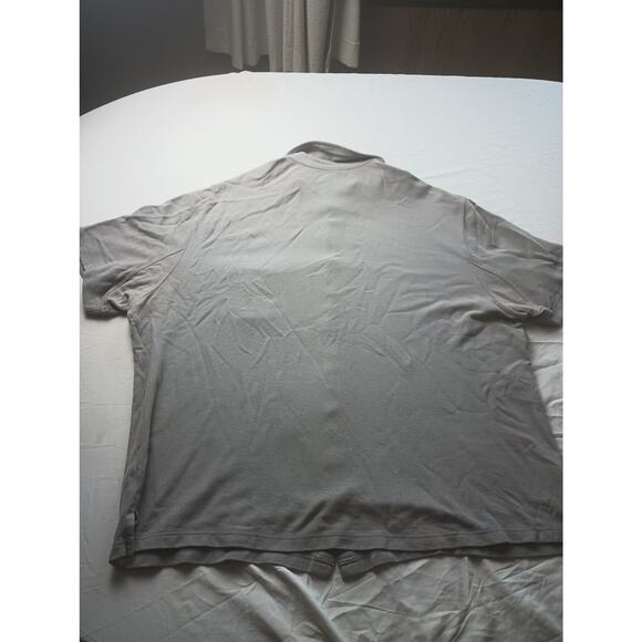 Duluth Trading Co Button Up Mens Pocket Tee Size XL Short sleeve Gray - Picture 4 of 6